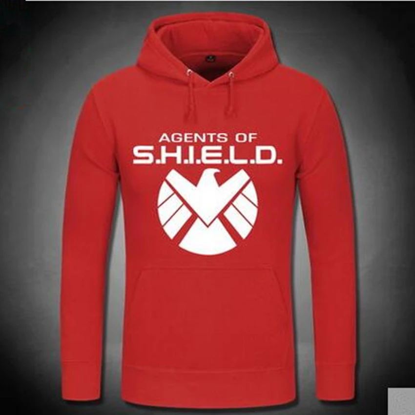 Agents of S.H.I.E.L.D. Surrounding Hooded Pullover Anime Cartoon Printing Render Hoodies Loose Sweatshirt Multicolor | Мужская одежда