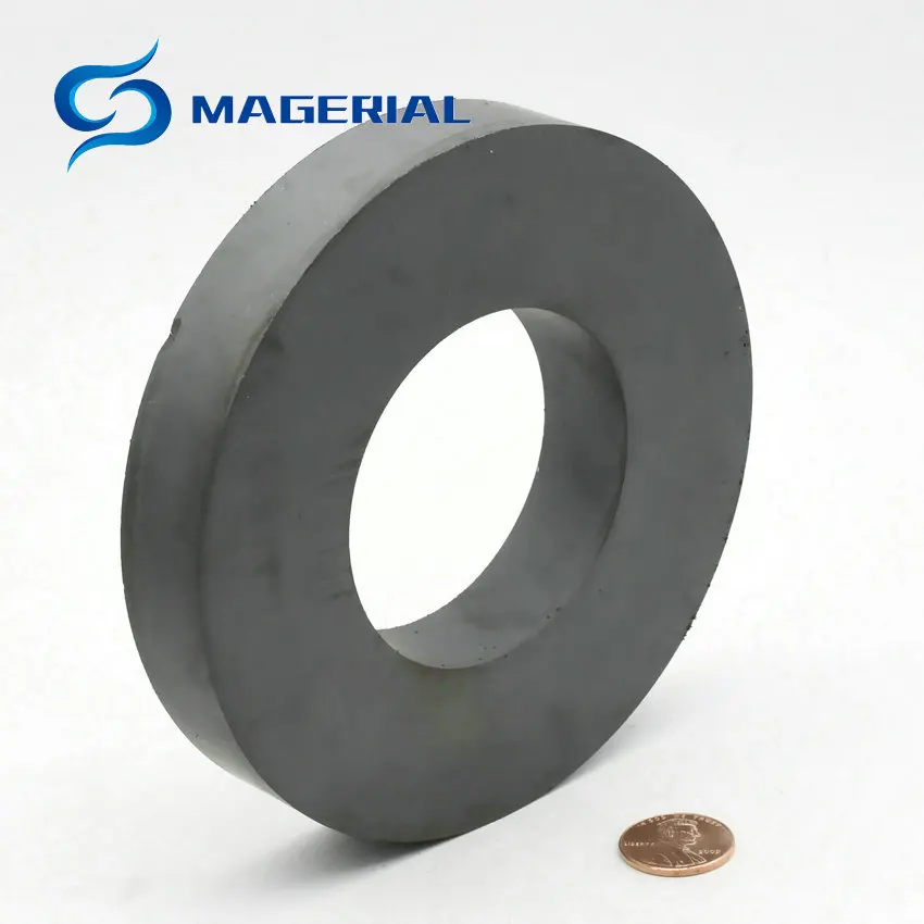 Ферритовый магнит кольцо OD 100x60x10 /15/20 мм 4 &quotбольшие керамические магниты C8 для DIY