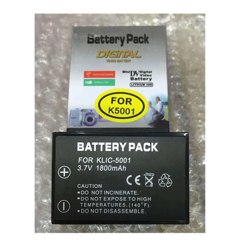 KLIC-5001 KLIC5001 литиевые батареи K5001 Батарея цифровой камеры для Kodak DX6490 7440 DX7530 DX7540 7580