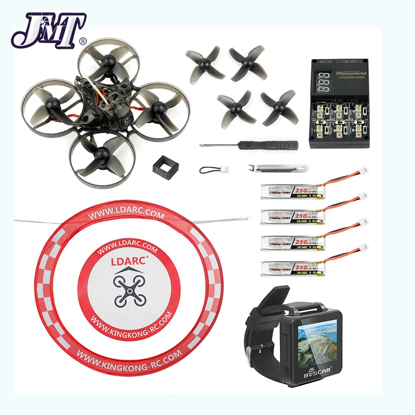 JMT Happymodel Mobula7 V2 75 мм Crazybee F4 Pro OSD 2S BWhoop FPV гоночный Дрон Mobula 7 BNF Квадрокоптер с