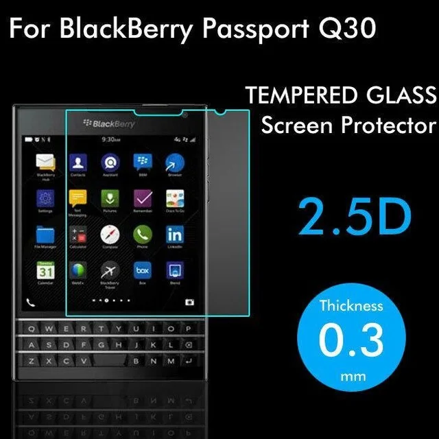 2.5D Закаленное стекло для Blackberry Passport Высококачественная защитная пленка