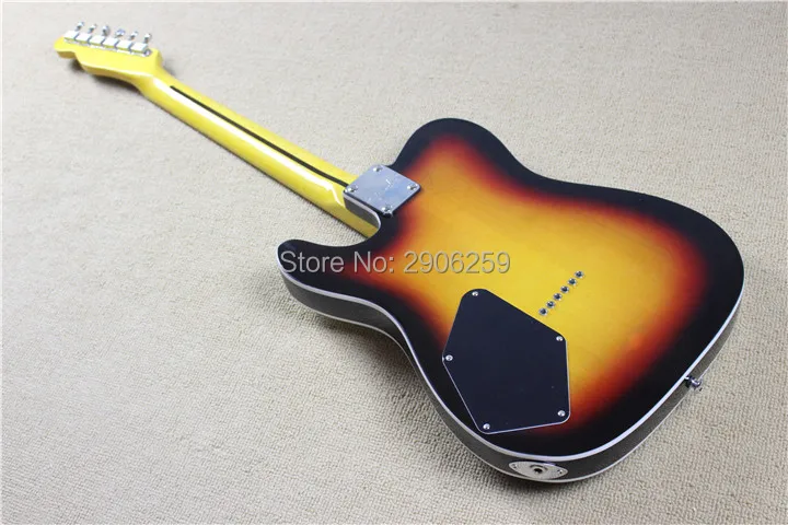 Custom Shop Andy tele electric guitar. H-H humberckers boost switch + single cut switch. active electronics. Винтажный солнечный