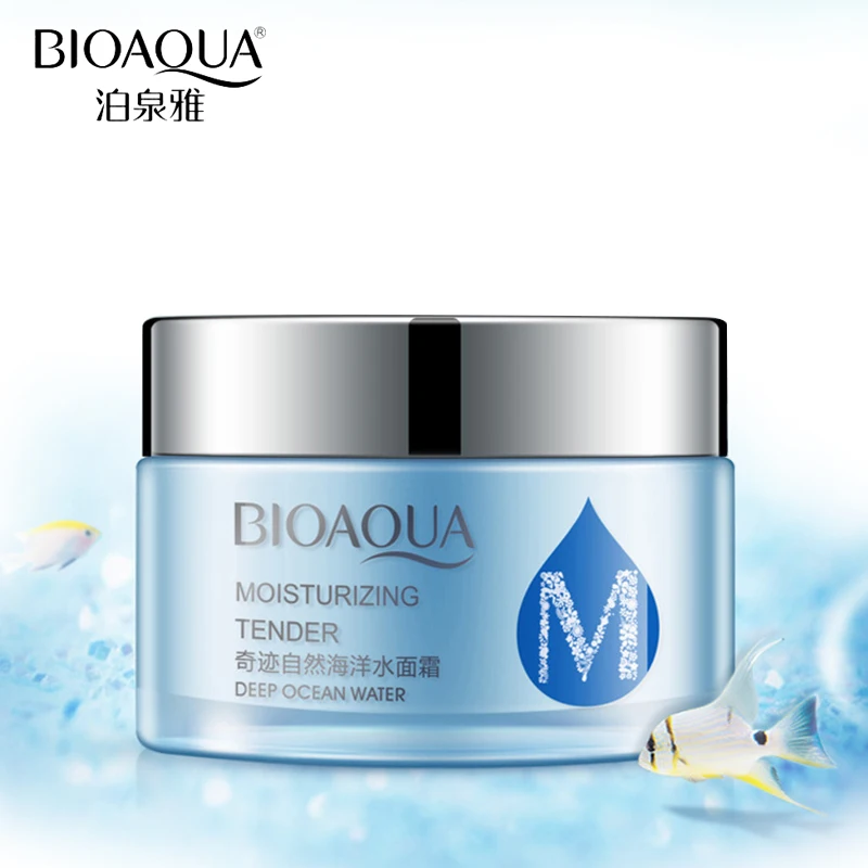 Увлажняющий крем для лица BIOAQUA 50 г глубоководной воды океана против морщин