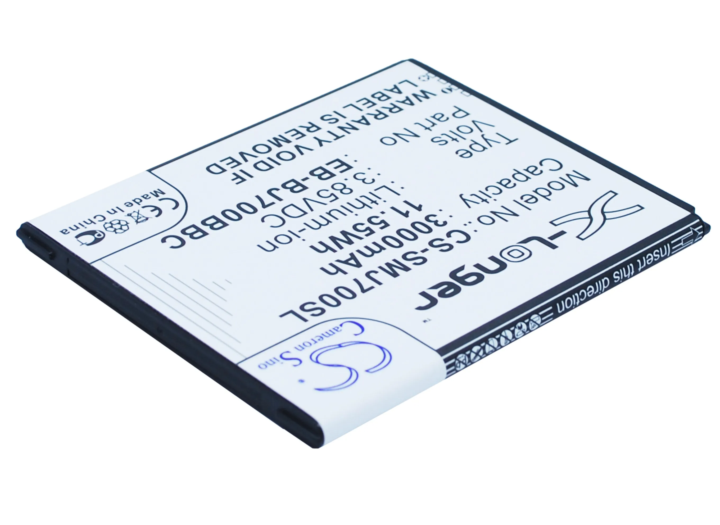 Аккумулятор Cameron Sino на 3000 мАч для Samsung Galaxy J7 G6000 G600S G6100 G610Y J700 J7008 J7009 J700F J700M J700P