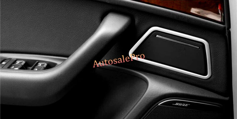 2 шт. накладки на дверную пепельницу для Audi A6 C7 2012 2013 2014 2015|Лепнина интерьера| |