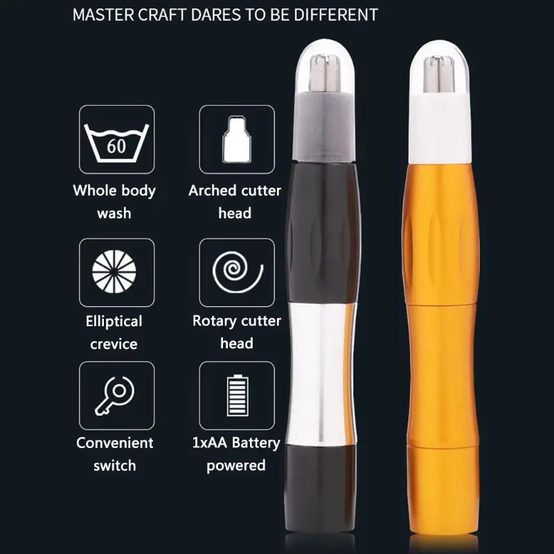 Женский электрический триммер для волос в носу мужчин ушей ухода за лицом бороды