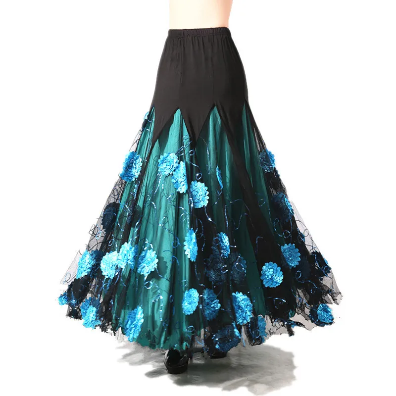 Новинка 2018 Женская юбка для бальных танцев красивый дизайн женское платье |