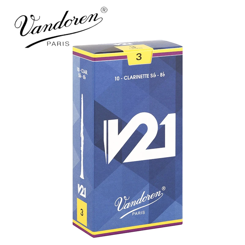 Оригинальные французские трости Vandoren V21 Bb для кларнета 2 5 #3 + #4 # коробка из 10