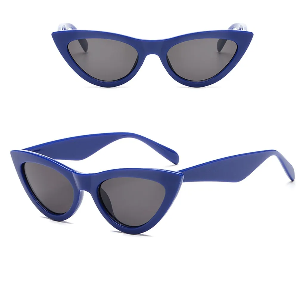 Sunglassate, женские Ретро Винтажные Солнцезащитные очки "кошачий глаз", унисекс, рэппер, гранж, оправа, UV400, защитные очки, солнцезащитные очки для женщин
