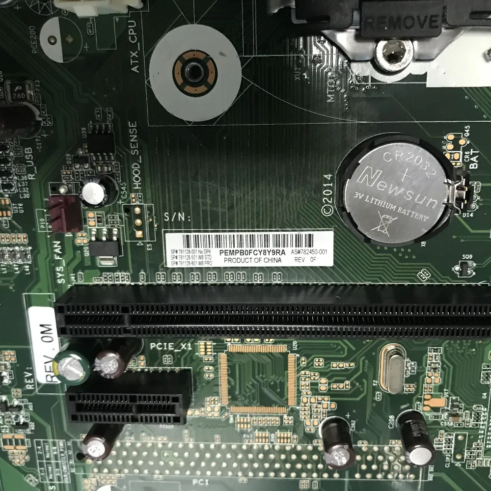 SZWXZY отлично подходит для материнской платы HP 280 G1 MT DDR3 LG1150 782450-001 791128-001 782450-002 FX-ISB-8X-3