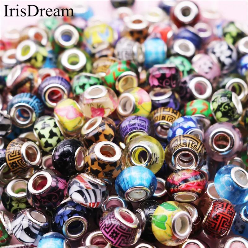 10 шт./партия круглые бусины разделители для браслетов Pandora|beads for diy|glass beadsspacer beads |