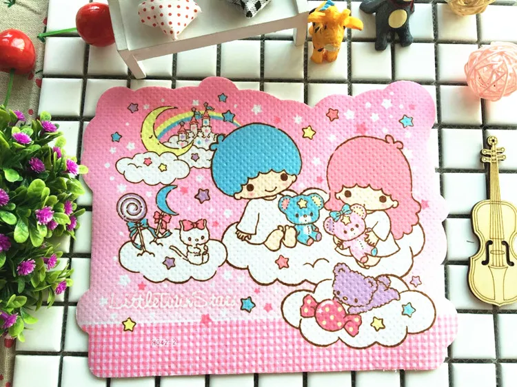 see chart IVYYE Doraemon Melody модные портативные настольные коврики колодки для хранения ПВХ мультфильм столовые приборы еда Ланч дома для женщин девочек Новинка - Цвет: see chart