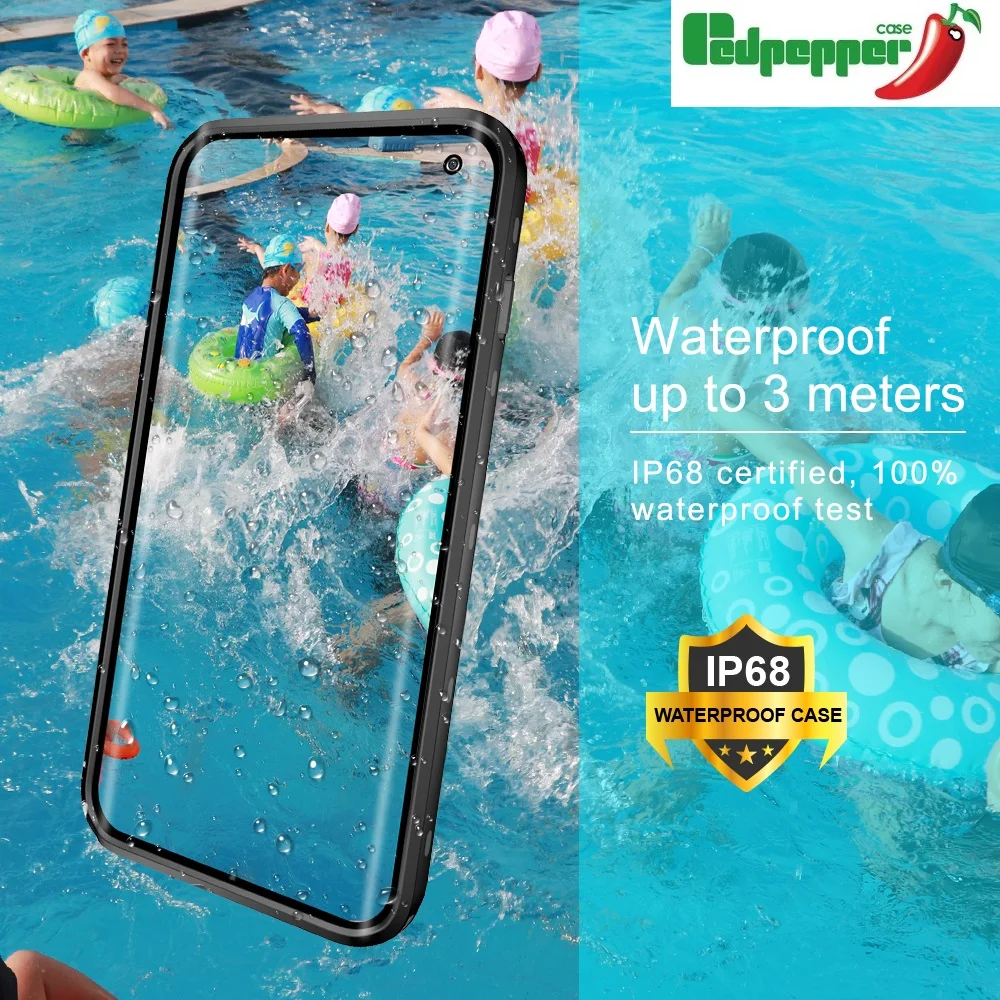 Чехол Redpepper для Samsung galaxy S10 / Plus + водонепроницаемый IP68 3 м | Мобильные телефоны и