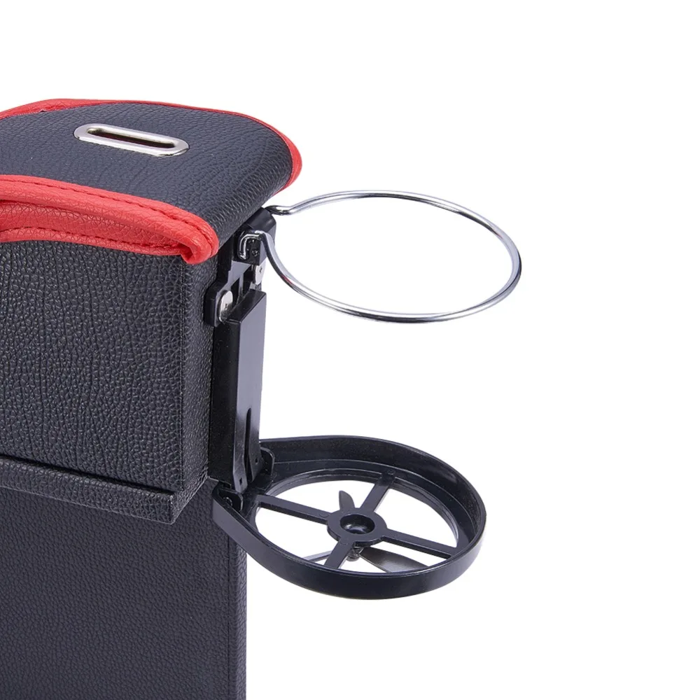 

Car Seat Gap Organizer PU Leather Storage Box Bottle Cup Holder Coin Collector Car Accessories Organizer