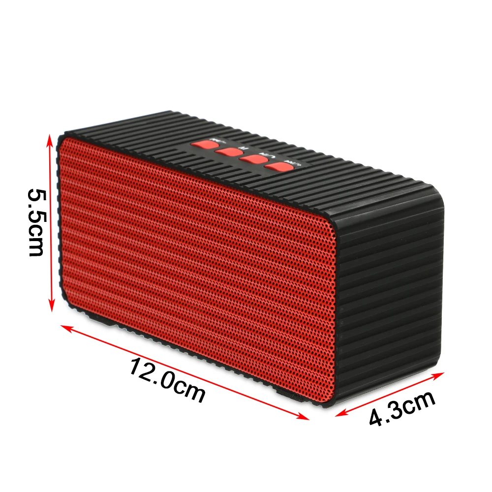 Toproad Mini Bluetooth Динамик Поддержка USB TF FM Радио Беспроводной Портативный Музыка Sound Box