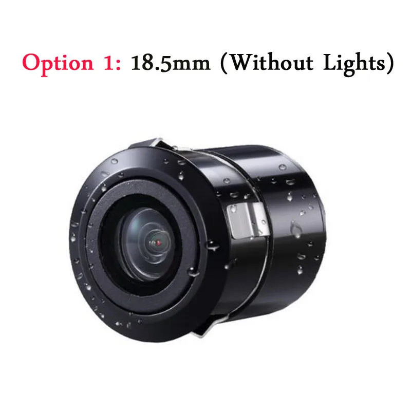 Option 1 Koorinwoo Беспроводная универсальная HD CCD Автомобильная камера заднего вида IP68 ночное видение 8 светодиодный инфракрасный свет резервный парктроник обратный - Название цвета: Option 1