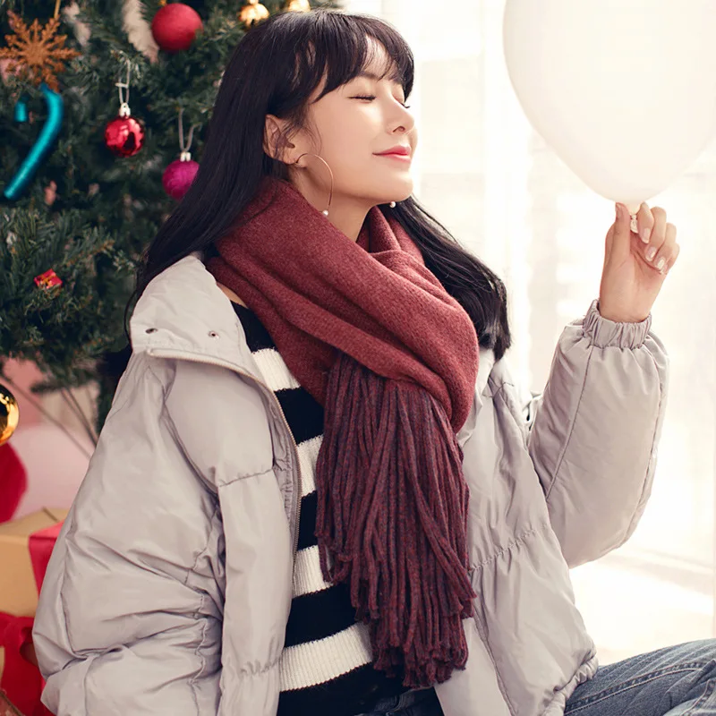 Veithida осень зима женский шерстяной клетчатый шарф для женщин кашемир шарфы