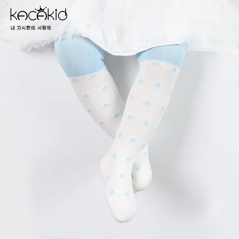 

KACAKID Children Girl Pantyhose Cute Dots Patchwork Baby Girls Pantyhose Cotton Anti-slip Children Girls Pantyhose Tights ka1240