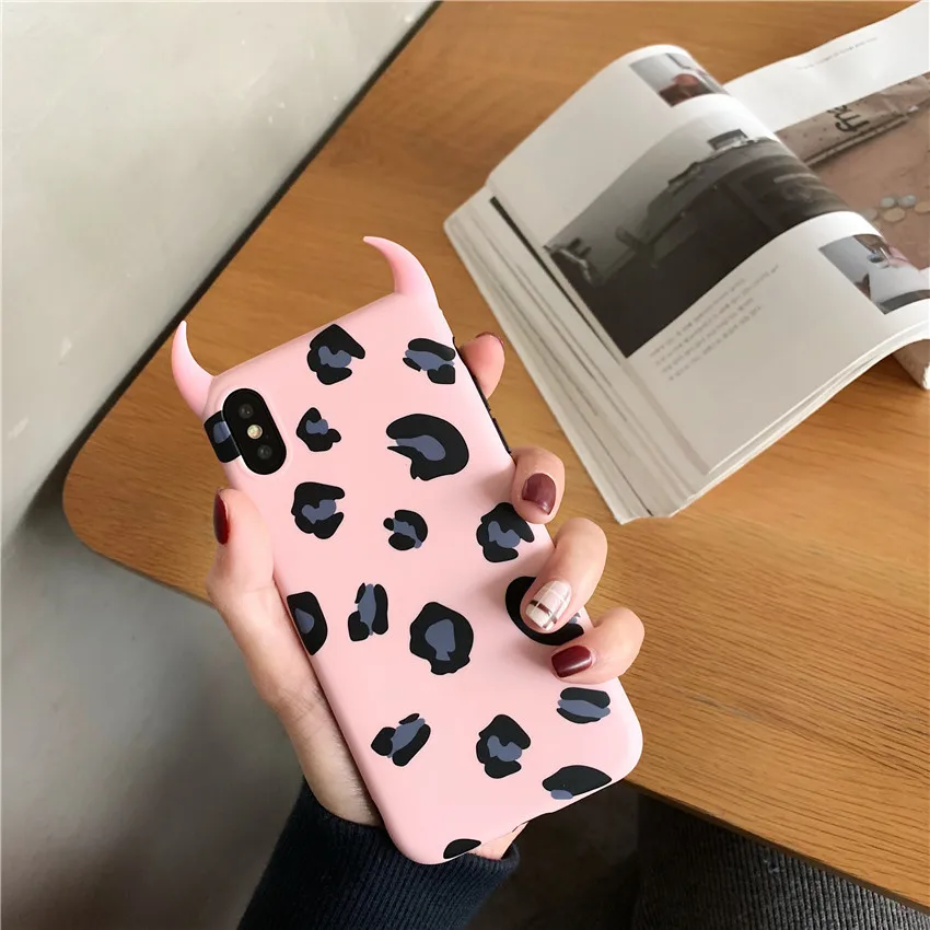 Leopard Print Pattern Case for iPhone 8 7 Plus 6 6s Luxury Cheetah Soft TPU Silicone Shockproof Cover XS MAX XR X |