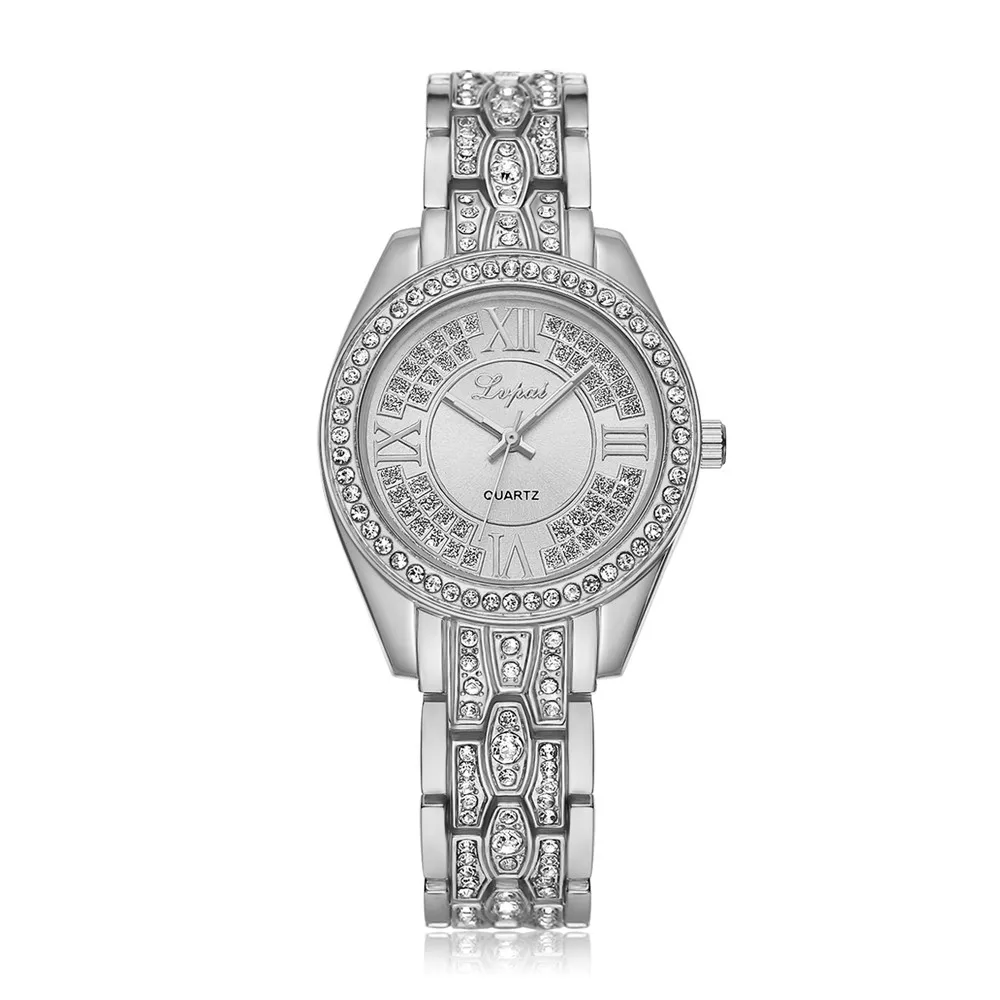 Lvpai модные женские часы люксовый бренд браслет шикарные Кристальные наручные