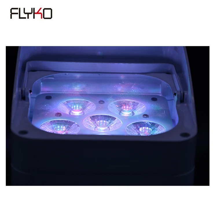 Бесплатная доставка 6x18 Вт 6в1 led par light Rgbwa + УФ батарея беспроводная dmx | Лампы и