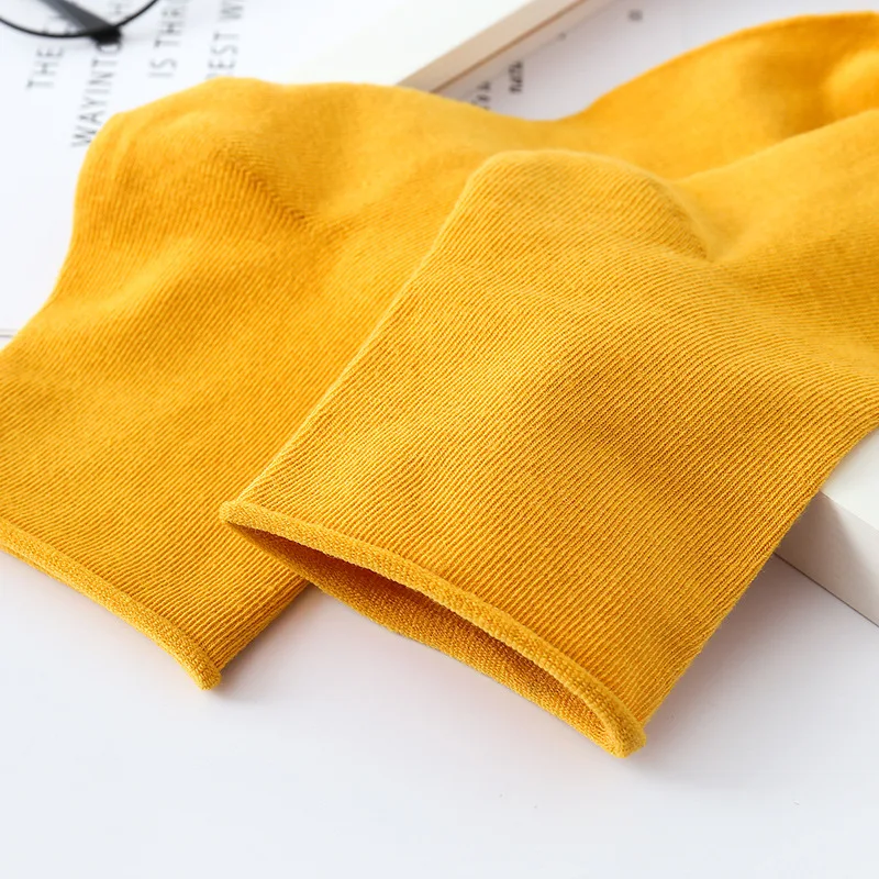 Носки Женские однотонные хлопковые 5 пар/лот = 10 шт.|Чулки| |