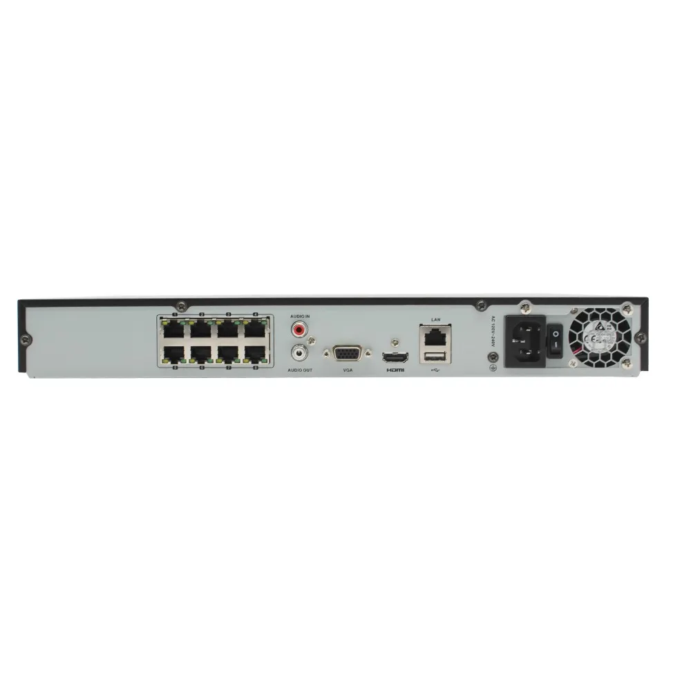 В наличии Hik 8CH NVR DS 7608NI Q2/8 P 8 канальный независимый POE для камеры 8MP Max 2 SATA сетевой