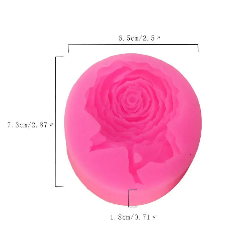 Силиконовая форма Aomily в форме розы для украшения торта|Принадлежности выпечки| |