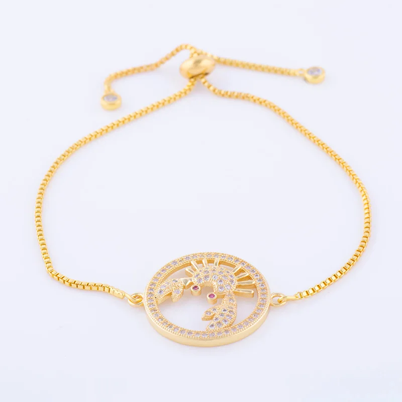 Новые модные ювелирные изделия Симпатичные циркониевые браслеты с
