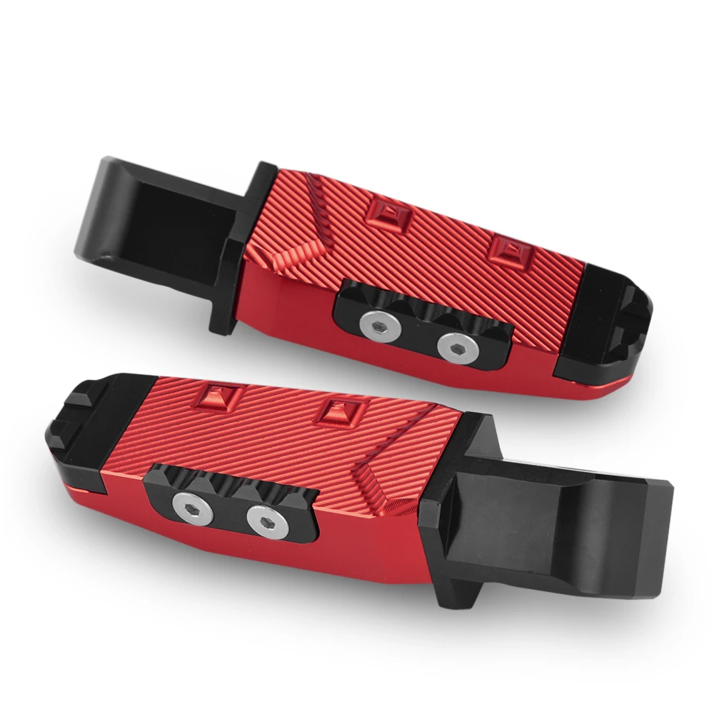 Red Foot Pegs 2 шт. мотоцикл задний Пассажирские педали подножки колышки для Kawasaki Z900 RS Z650 Z750 Z800 Z1000 SX Versys650 Ninja650 - Цвет: Red Foot Pegs
