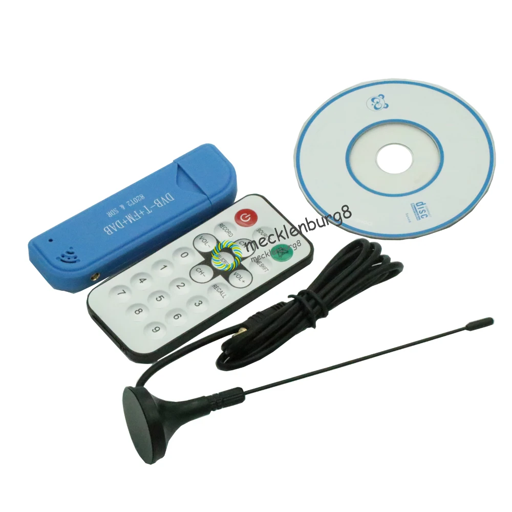 Новый USB 2 0 цифровой DVB-T SDR DAB FM HDTV ТВ тюнер приемник палка RTL2832U R820T2 поддержка