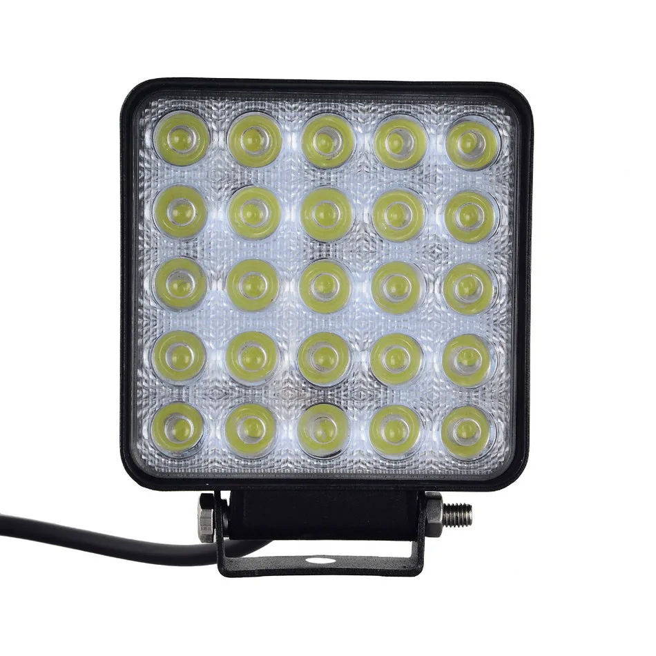 Водонепроницаемый IP67 25x3 Вт 12 24 В 7500 LM LED светодиодные фары автомобиля крючок как