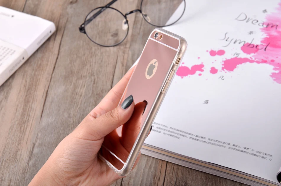 Простота мягкий, зеркальный, из ТПУ чехол для iPhone 5 5S SE 6 6S 7 8 Plus X XR XS Max чехол s крышка
