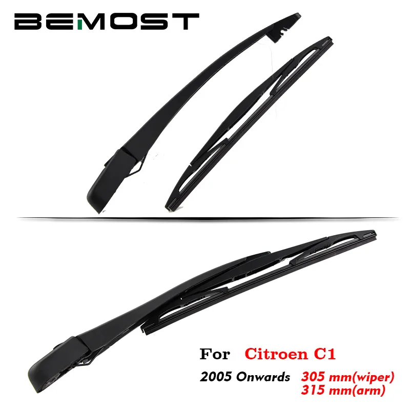

BEMOST Car Rear Windscreen Windscreen Wiper Arm Blade Soft Natural Rubber For Citroen C1 305MM Hatchback Year From 2005 To 2018