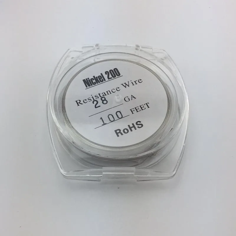 2pcs Nickel 200 Temperature Control Heating Wire 30m/roll Electronic Cigarette for RDA Vape Atomizer Prebuilt Coil Total 200Feet |