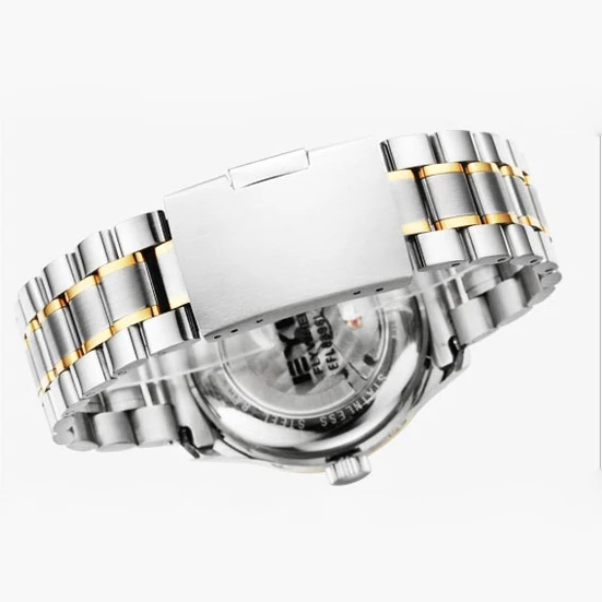 Мужские механические часы EYKI из нержавеющей стали с подсветкой и календарем |