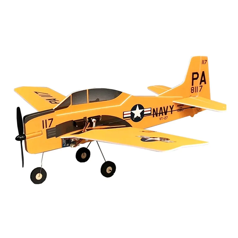 MinimumRC T-28 Trojan 360 мм размах крыльев 3-канальный тренажер с фиксированным крылом RC