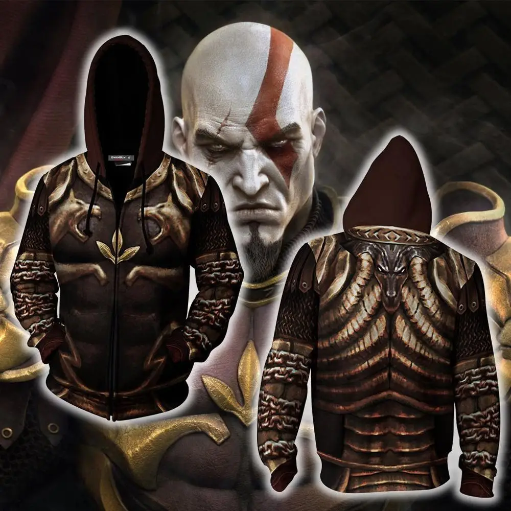 Толстовки с капюшоном для PS4 игры God of War kratos куртки костюмы косплея модный свитер