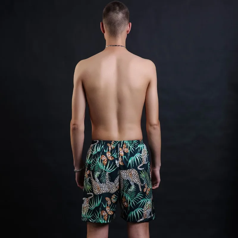 Шелковистые мужские летние шорты из искусственного шелка пижамы для отдыха