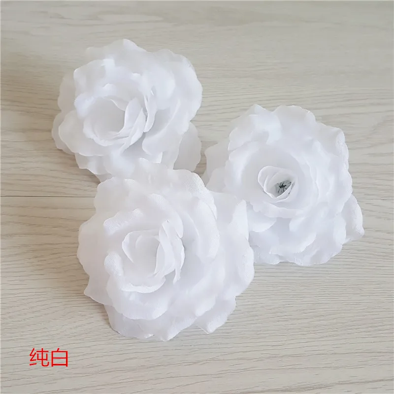 10pcs Silk Rose Artificial Flower Head Wedding Background Wall Party Home Decoration Handmade DIY 10cm | Дом и сад