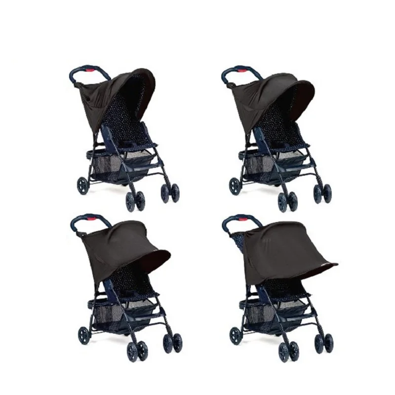 Черный солнцезащитный козырек Sozzy для детской коляски автомобильные чехлы с