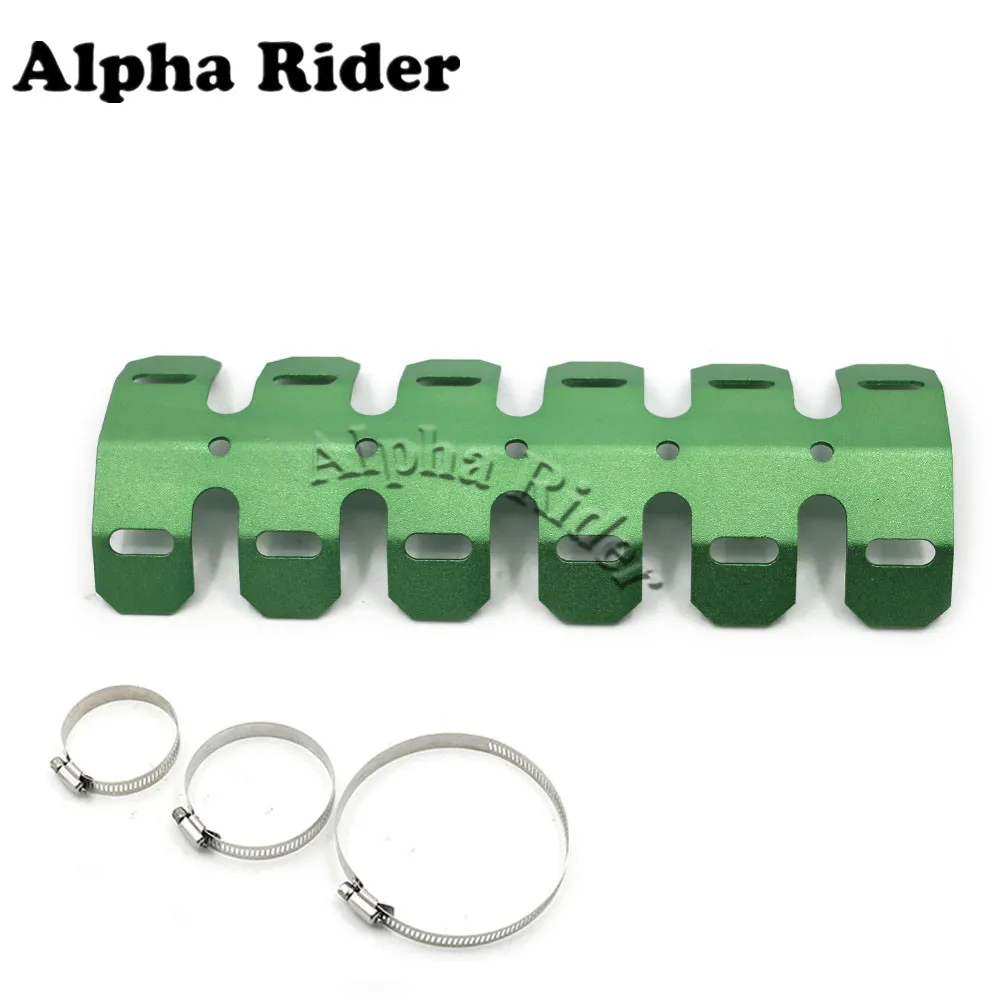 Защитный кожух для выхлопной трубы 252 мм Yamaha WR TTR TT TW YZ XT 125 200 225 250 350 450 500 DT1 DT2 DT3|exhaust