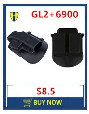 Военная Тактическая страйкбольная кобура GL2 BR2 SG21 1911 GL2-ND черный двойной подсумок CU9G наручники