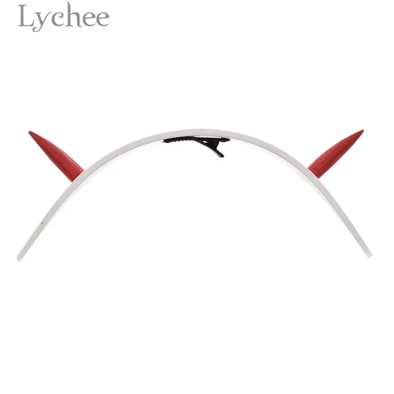 Lychee модный пластиковый ободок для волос в стиле франкс Zero Two головная повязка