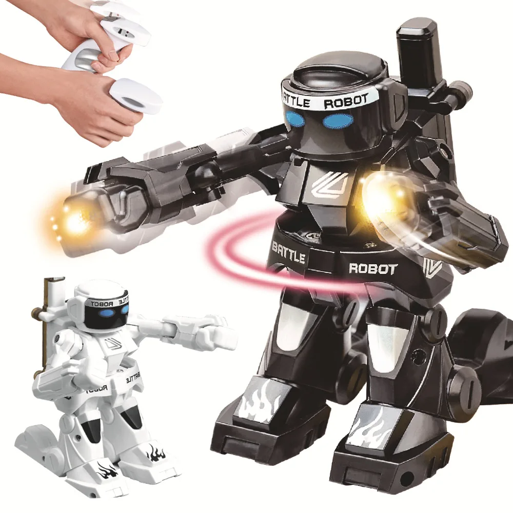 2Pcs/Lot Battle RC Robots Body Sense Remote Control toy Mini game model Interactive Kid Christmas gifts Charging control funny | Игрушки и