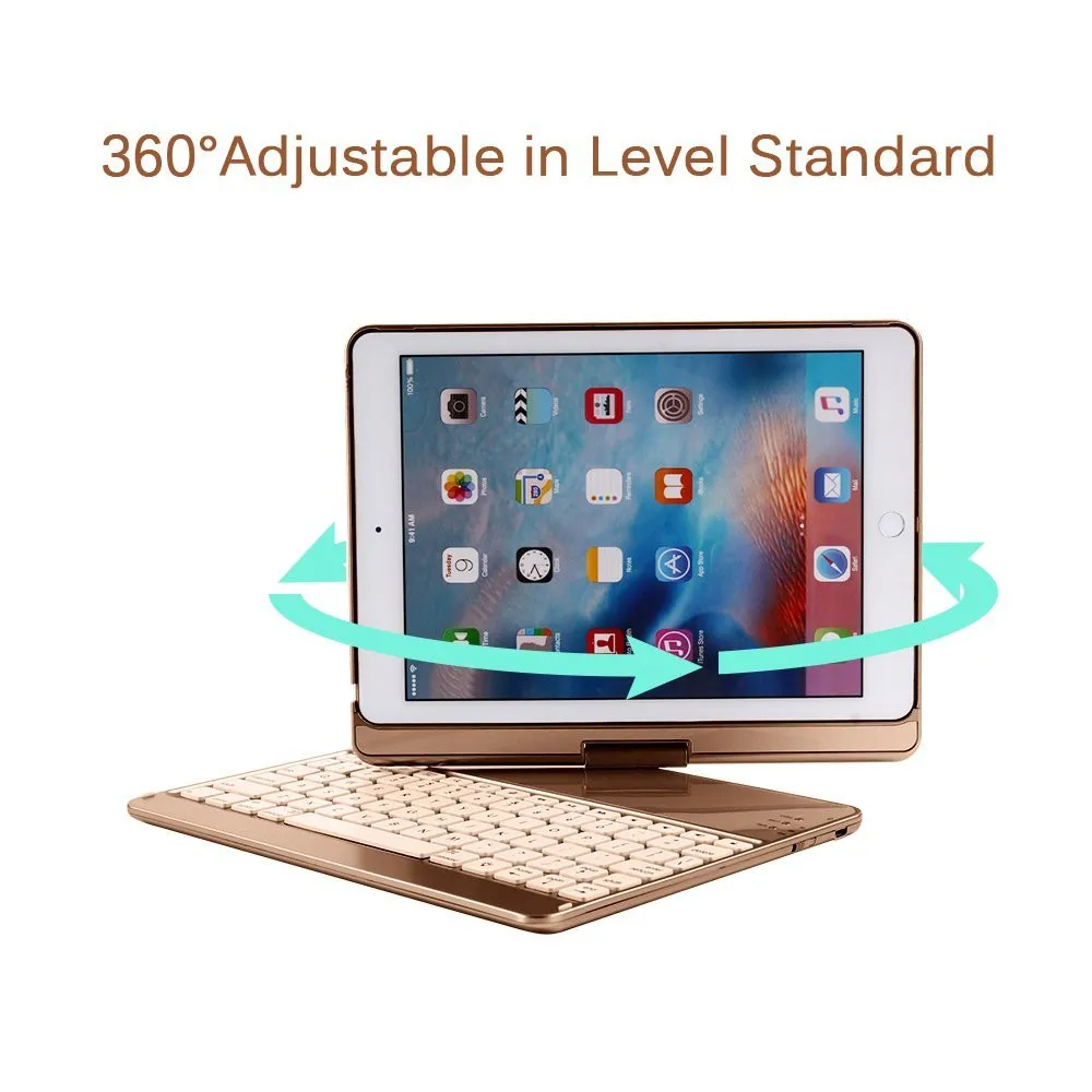 GrassRoot 360 Поворот Смарт Bluetooth беспроводная клавиатура чехол для APPLE IPAD PRO 9 7 &quotAir1/Air2