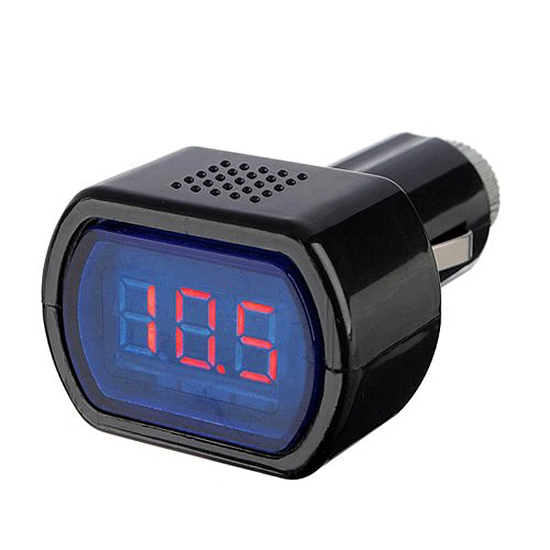 

12-24 в светодиодный тестер напряжения для автомобильного аккумулятора вольтметр