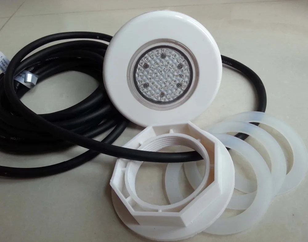 Подводный светодиодный светильник для бассейна SMD6W 12 В RGB пластиковый фитинг 2