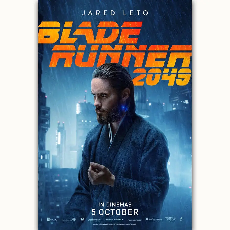 Горячая новинка лезвие Runner 2049 Jared Leto 2017 Шелковый художественный плакат настенный