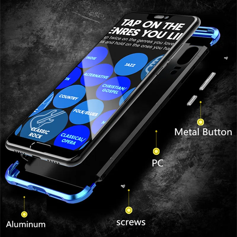 Чехол для Huawei Honor V9 металлический алюминиевый ПК Preminum защита роскошного Капа